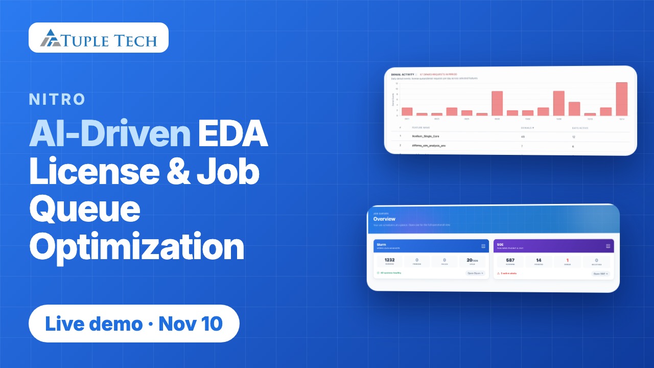 AI-Driven License and Job Queue Optimization for Chip Design Teams