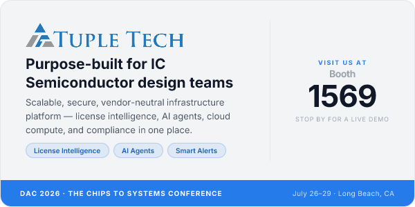 Tuple Tech at DAC 2026 — Booth #1569